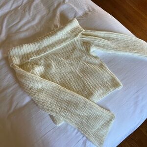 Off the shoulder sweater